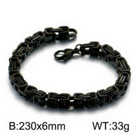 Stainless Steel Black-plating Bracelet