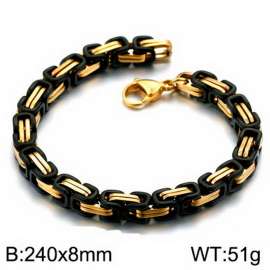 Stainless Steel Black-plating Bracelet