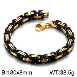 Stainless Steel Black-plating Bracelet