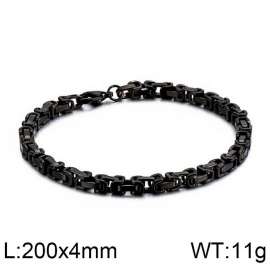 Stainless Steel Black-plating Bracelet