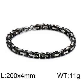 Stainless Steel Black-plating Bracelet