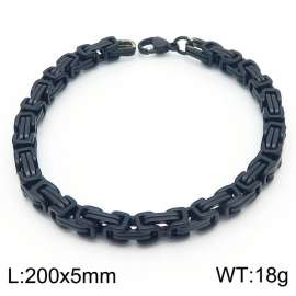 Stainless Steel Black-plating Bracelet