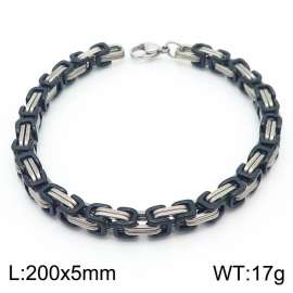 Stainless Steel Black-plating Bracelet