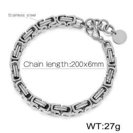 Stainless Steel King Chain Bracelet