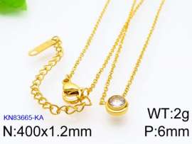 SS Gold-Plating Necklace