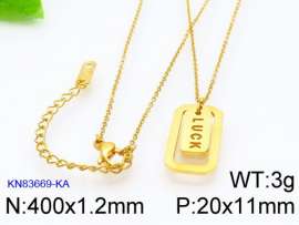 SS Gold-Plating Necklace