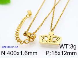 SS Gold-Plating Necklace