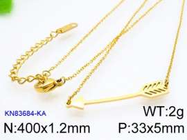 SS Gold-Plating Necklace