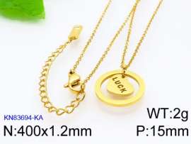 SS Gold-Plating Necklace