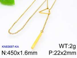 SS Gold-Plating Necklace