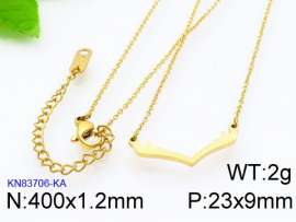 SS Gold-Plating Necklace