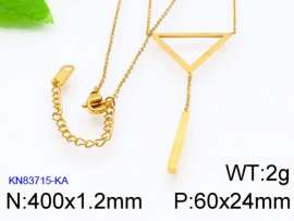 SS Gold-Plating Necklace