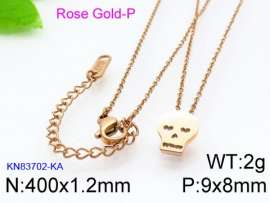 SS Rose Gold-Plating Necklace