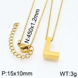 SS Gold-Plating Necklace