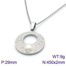 Stainless Steel Stone Necklace