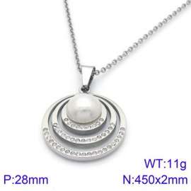 Stainless Steel Stone Necklace