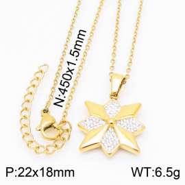 Geometric Chains Necklace Women Stainless Steel 304 Gold Color