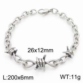 Unisex Cold Wind Titanium Steel Wrapped Bracelet