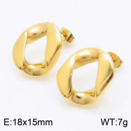 Elegant and minimalist stainless steel geometric earrings for girls