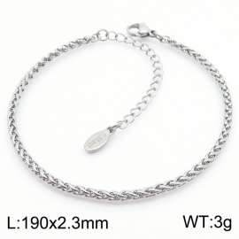 Japanese and Korean stainless steel corn chain minimalist women's bracelet