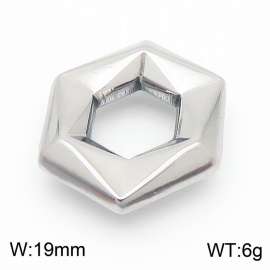 Stainless steel through-hole matrix hexagonal DIY jewelry accessories