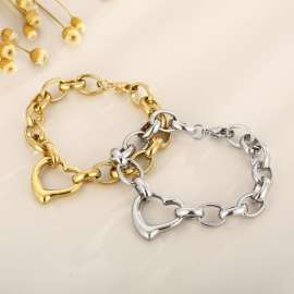 Love Bracelet Women's Ins Fashion Network Red Small crowd Design Simple Temperament Clavicle Chain Short