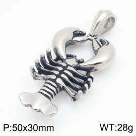 Men's Stainless Steel Cast Lobster Pendant Punk Style Jewelry