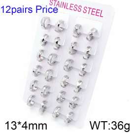 Chunky Hammered Hoop Earrings Stainless Steel Hinged Closure Hypoallergenic Earrings for Daily Wear